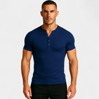 T-SHIRT HOMME MAILLE CÔTELÉE