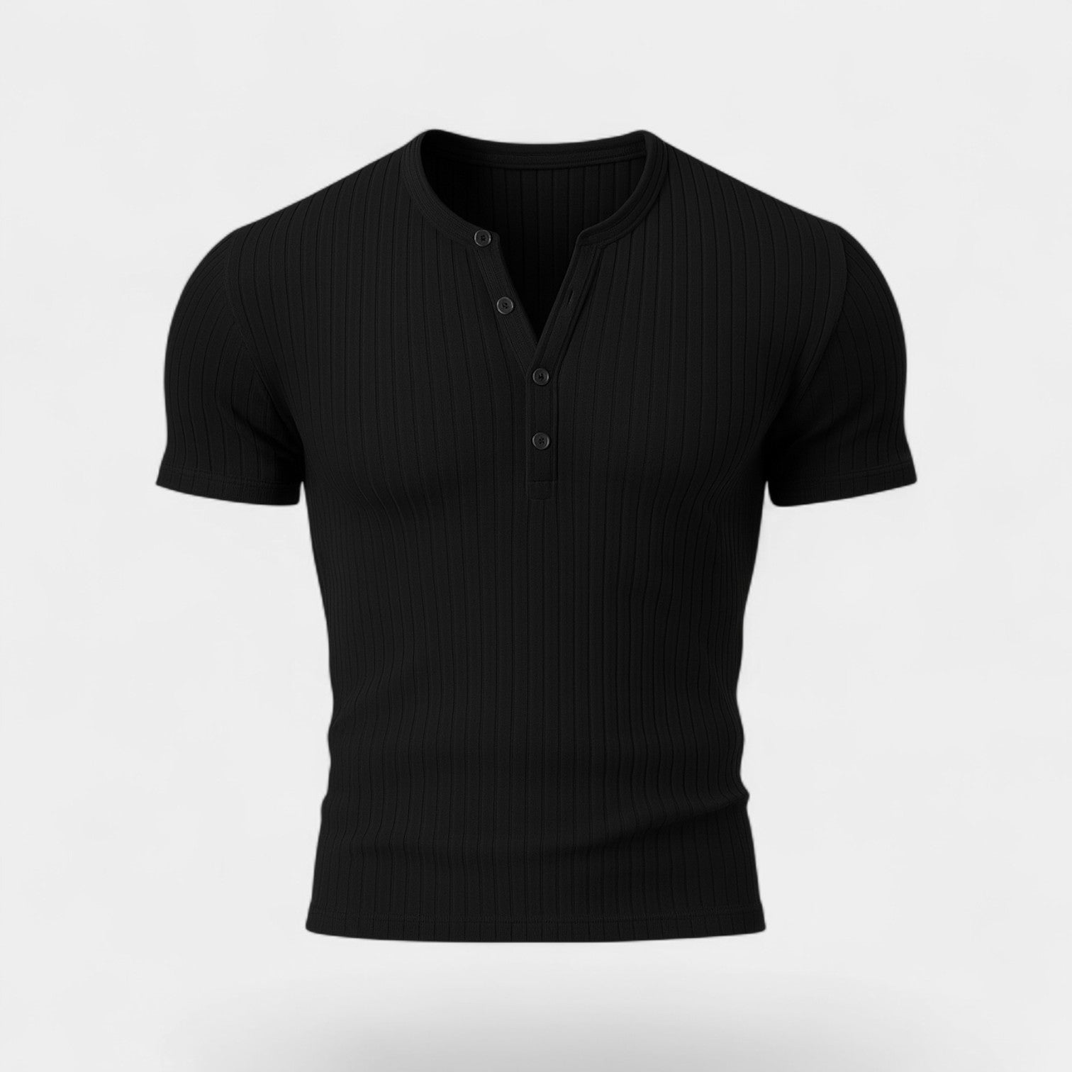 T-SHIRT HOMME MAILLE CÔTELÉE