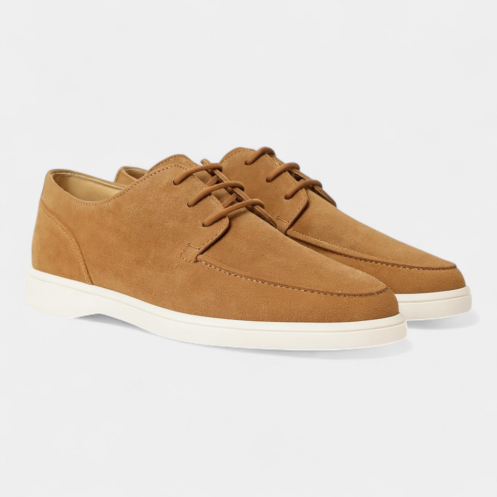MOCASSINS À LACETS EN DAIM POUR HOMME