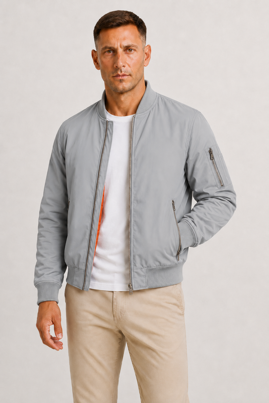 Blouson Bomber Oversize Pour Hommes