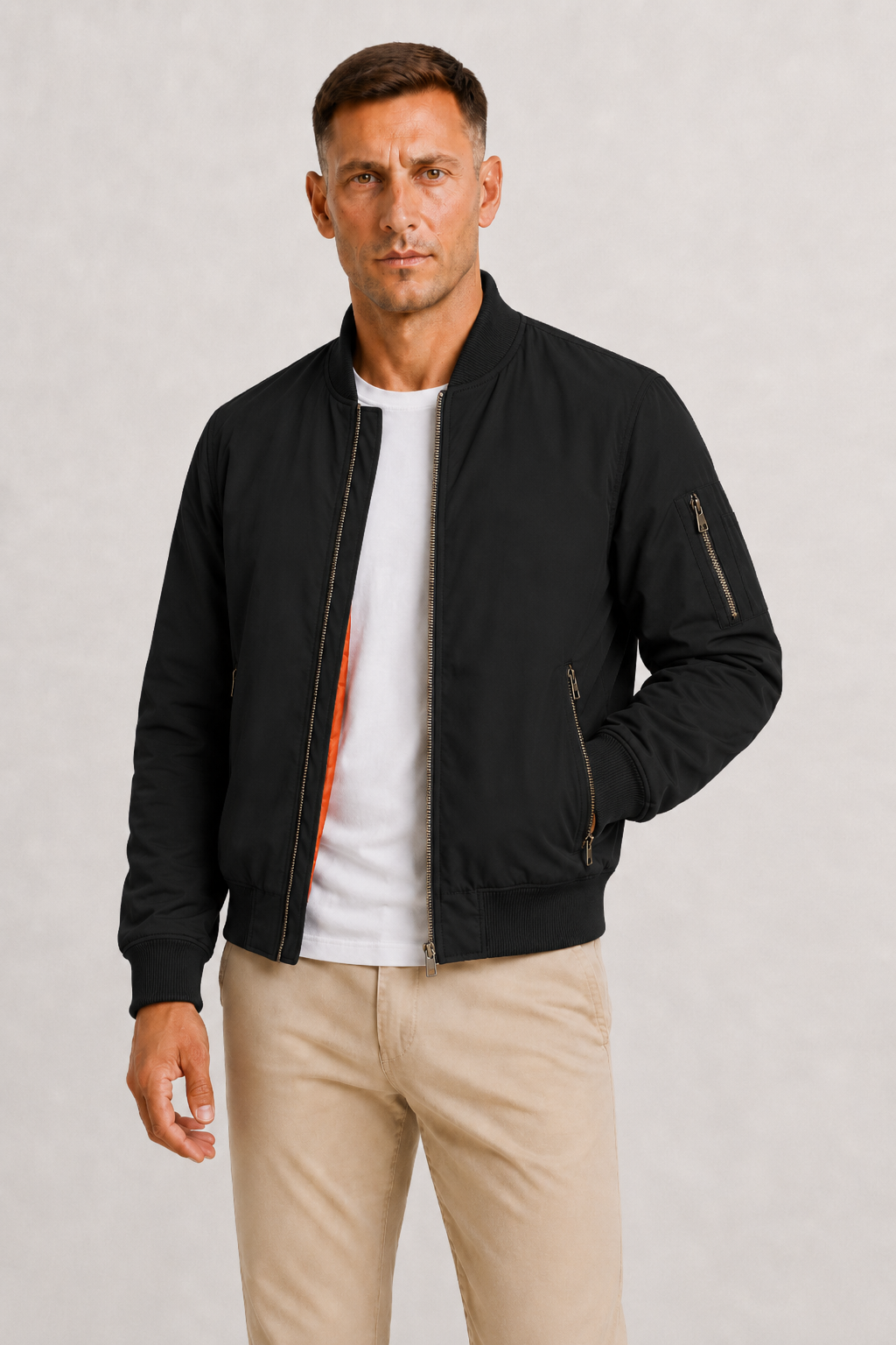 Blouson Bomber Oversize Pour Hommes