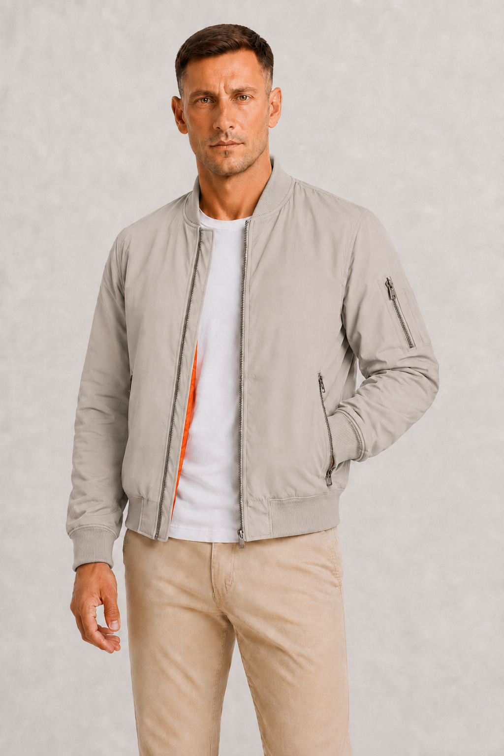 Blouson Bomber Oversize Pour Hommes