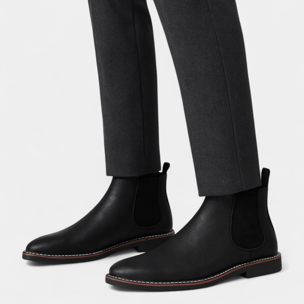 BOTTINES CHELSEA HOMME CUIR VACHETTE