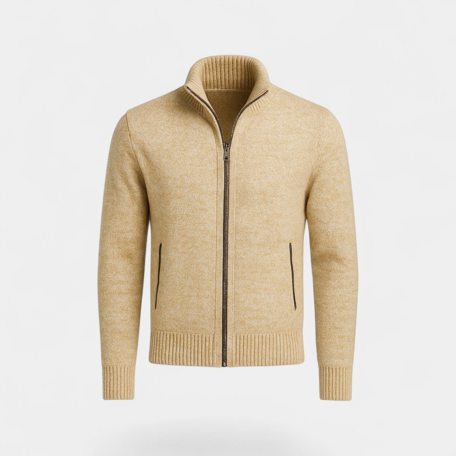 GILET HOMME MAILLE COL MONTANT
