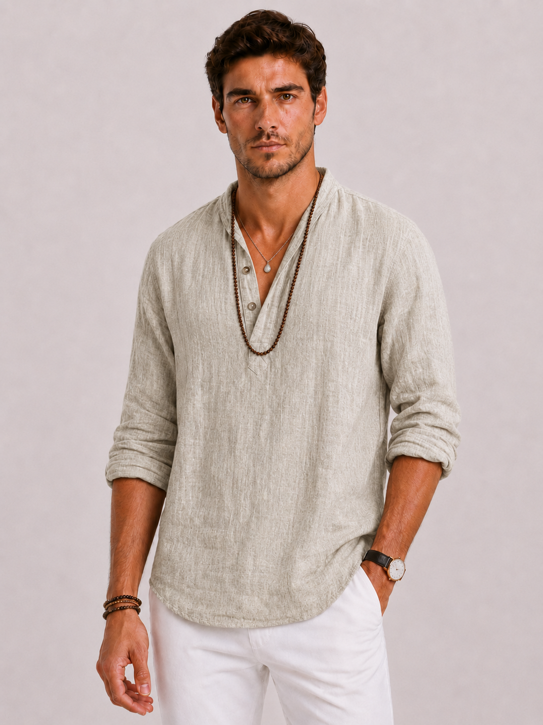 Chemise En Lin Pour Homme