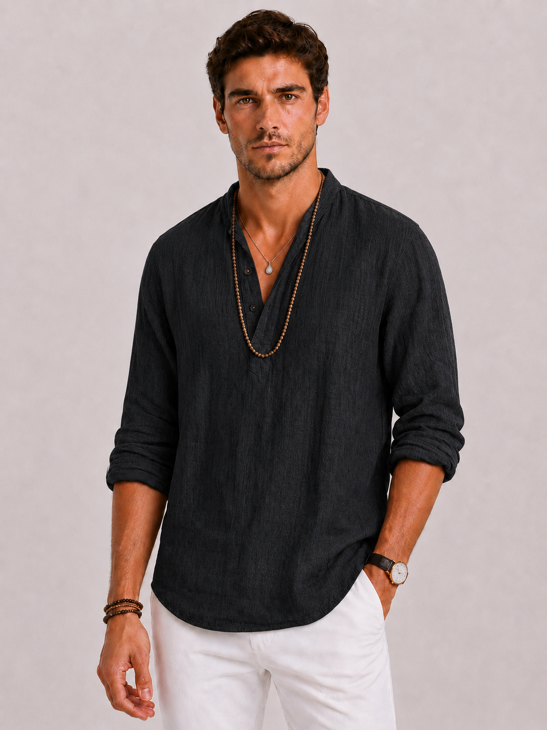 Chemise En Lin Pour Homme