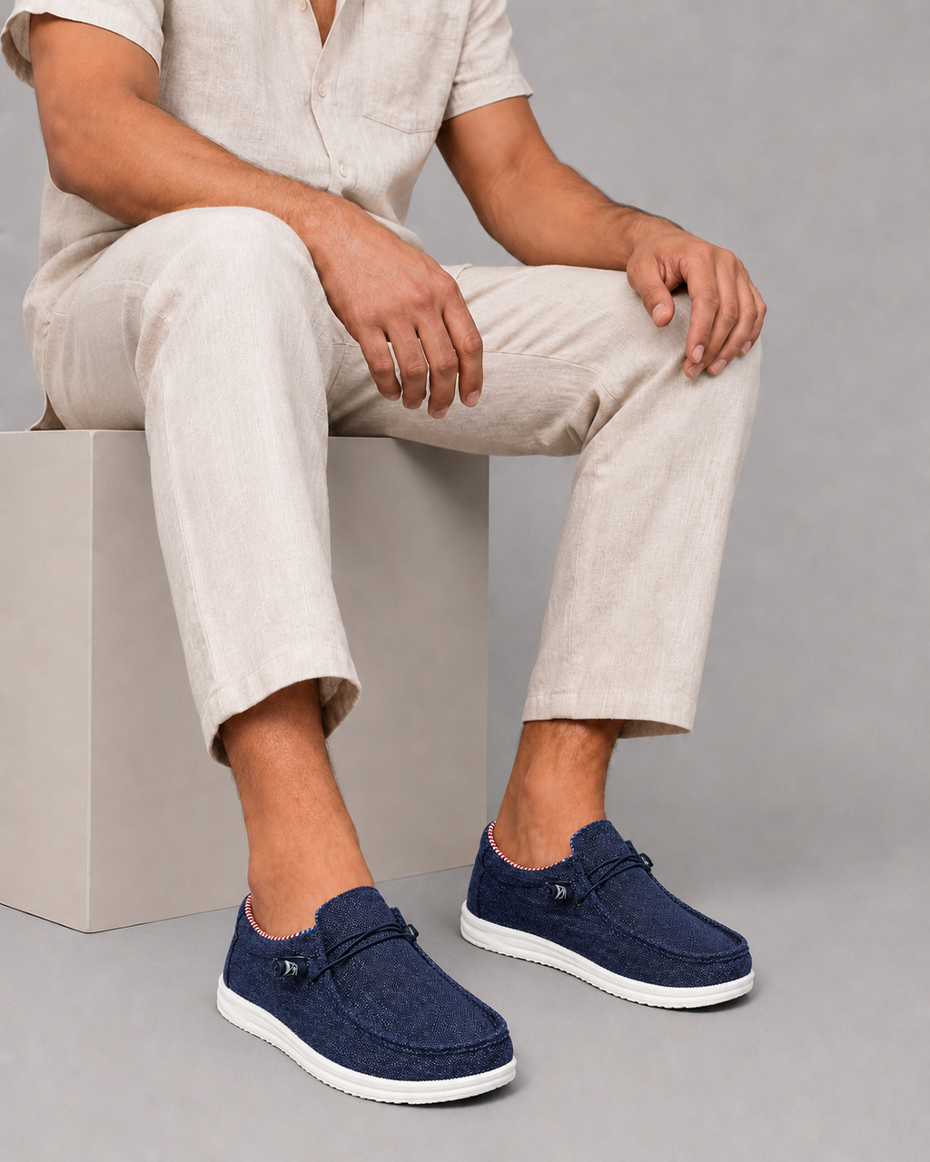 Instappers En Canvas Homme Confortables Et Décontractés