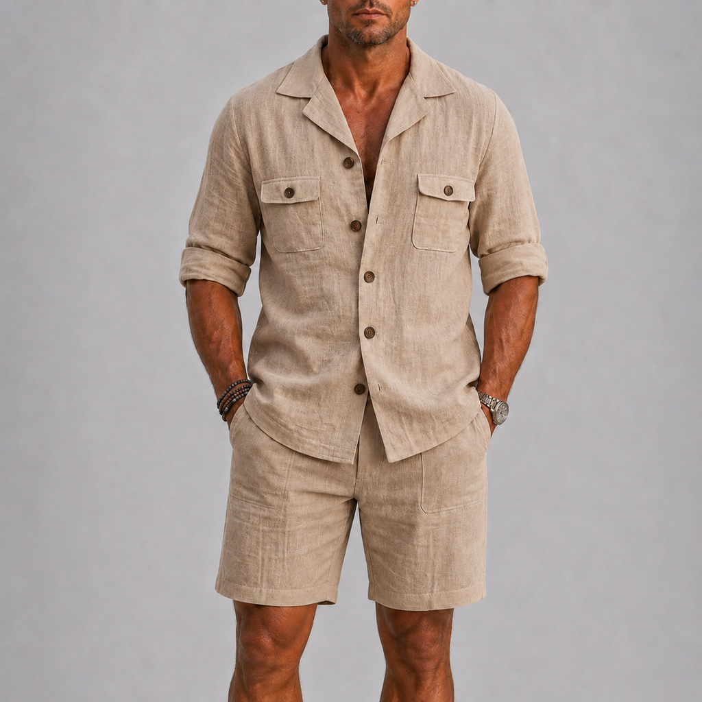 Ensemble Chemise Et Short Homme