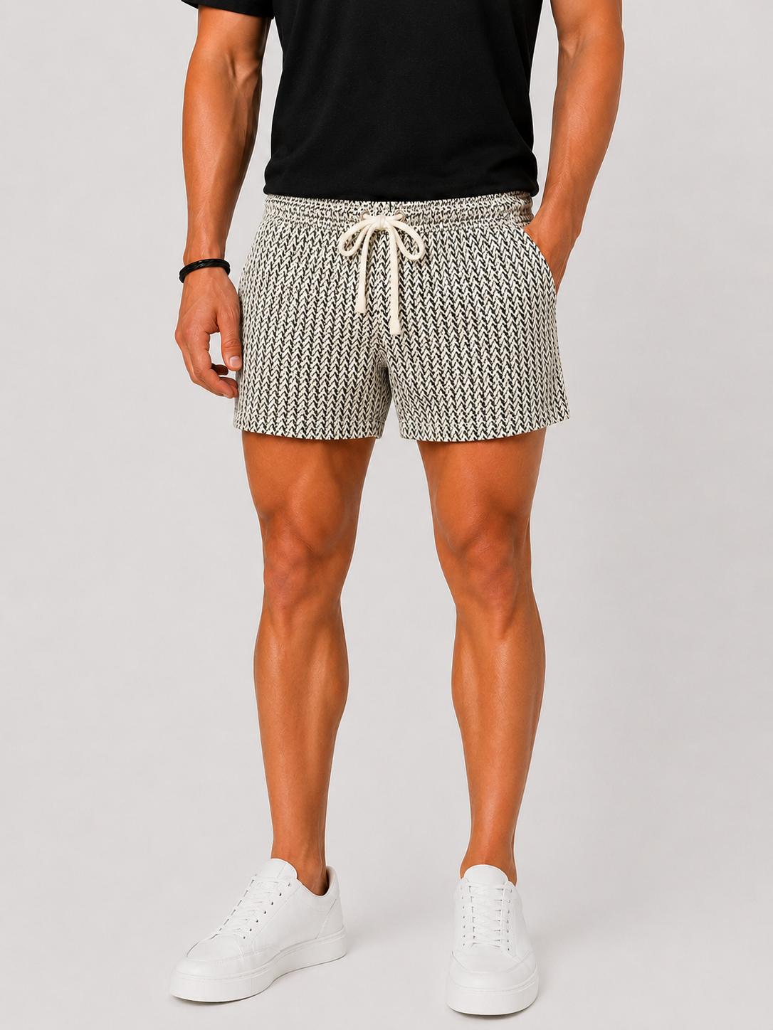 Short À Carreaux Homme