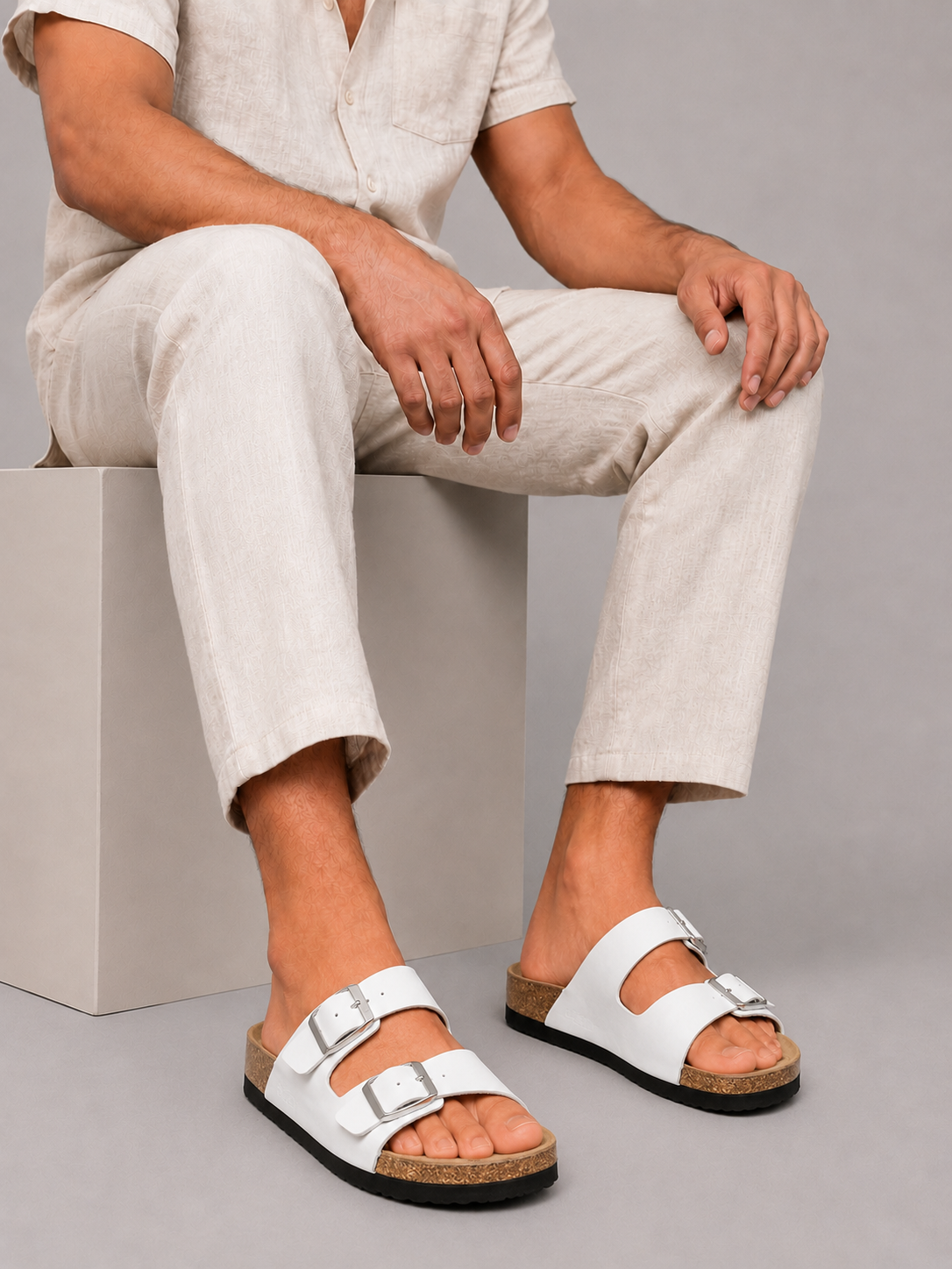 Sandales Homme à Double Bride