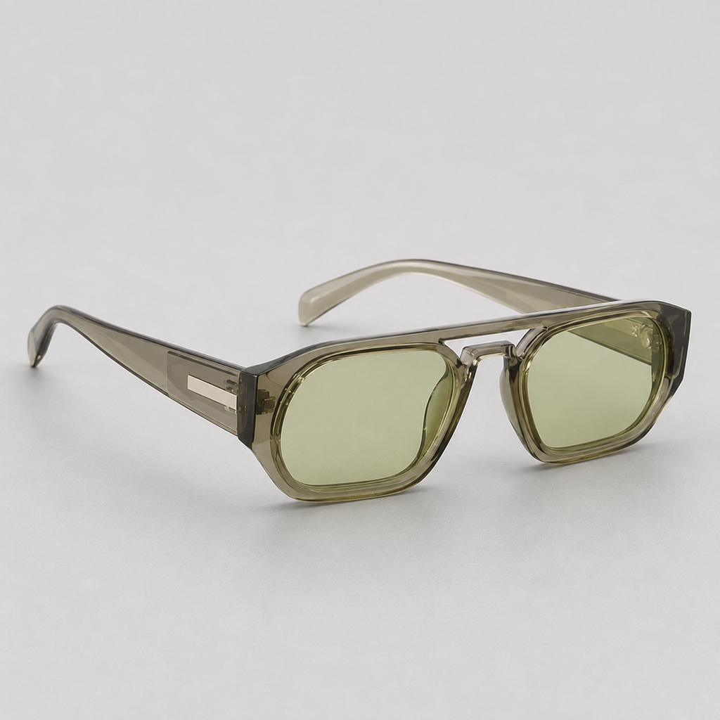 Lunettes de Soleil Unisexe Rectangulaires