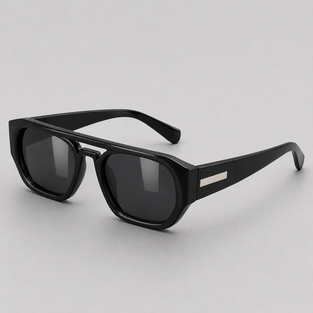 Lunettes de Soleil Unisexe Rectangulaires