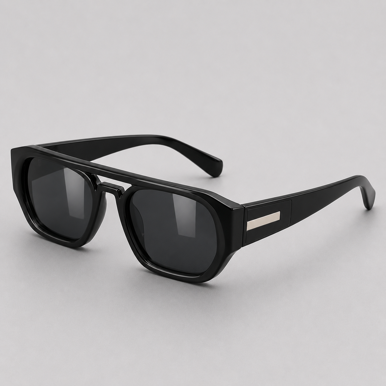Lunettes de Soleil Unisexe Rectangulaires