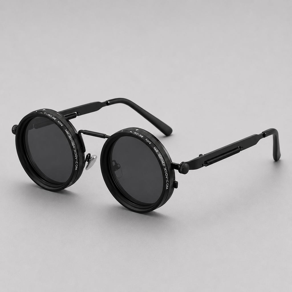 Lunettes de Soleil Rondes Homme