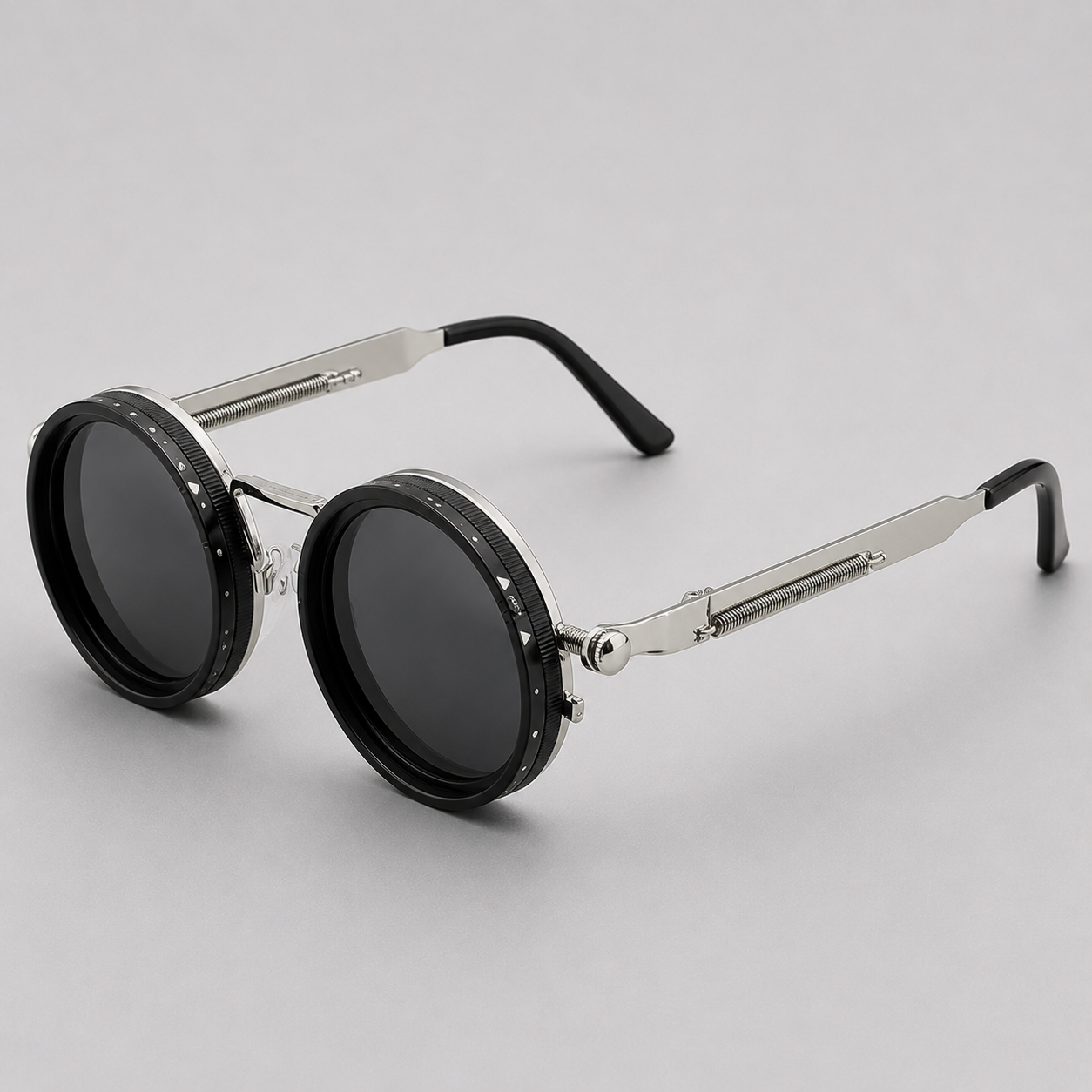 Lunettes de Soleil Rondes Homme