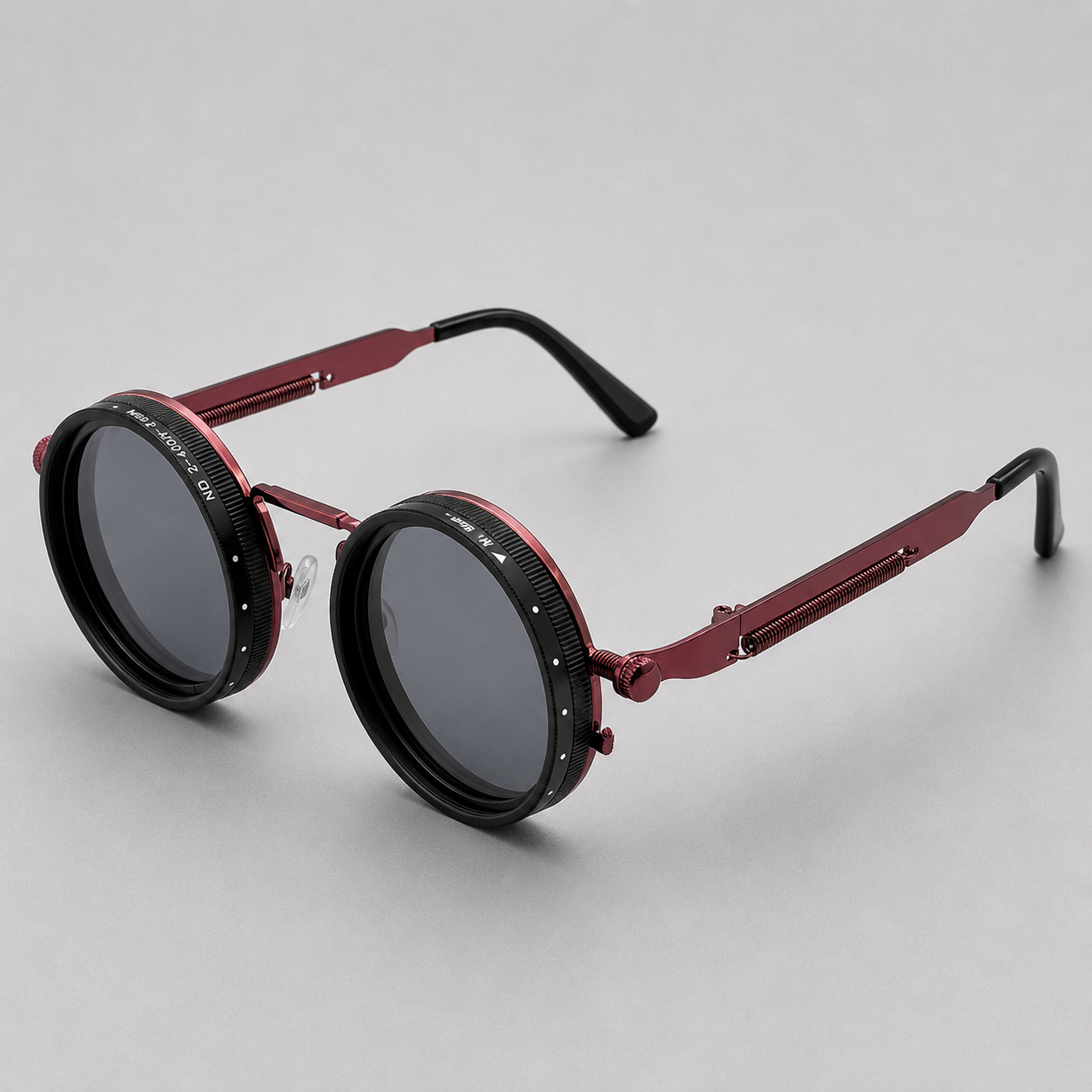 Lunettes de Soleil Rondes Homme