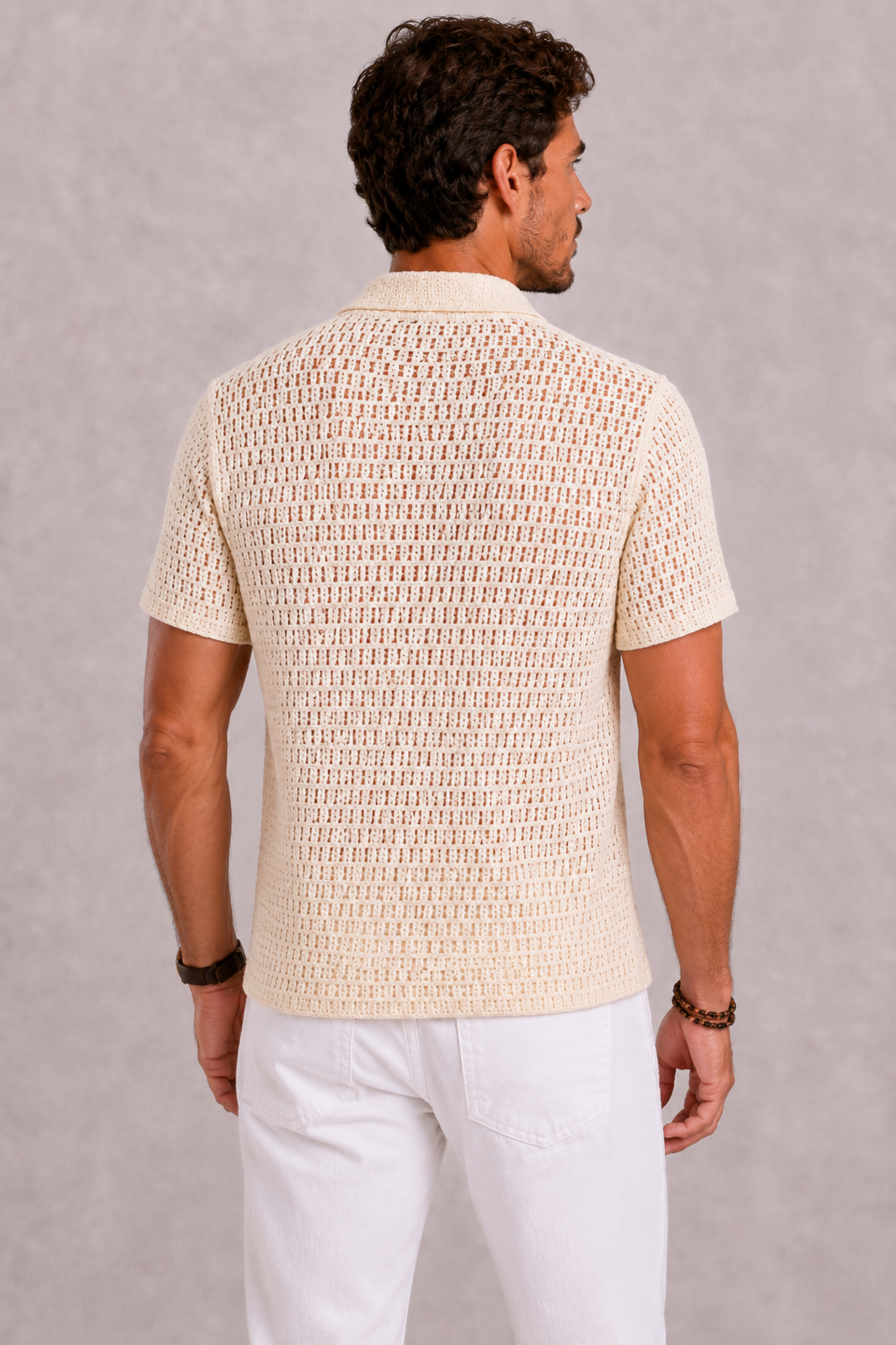 Polo Homme Crochet Été