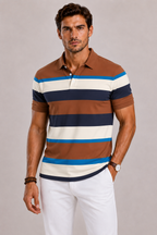 Polo Homme Rayée Été