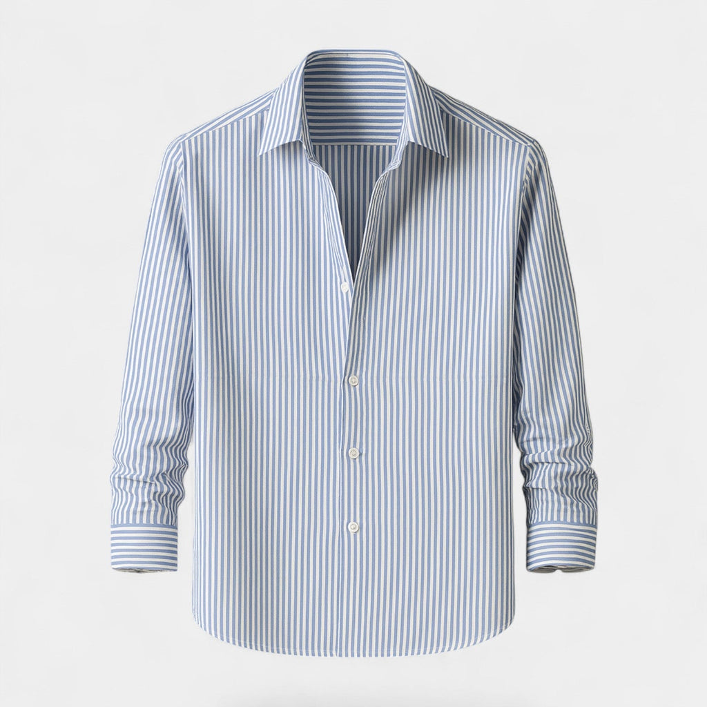 CHEMISE HOMME STYLE CARDIGAN À RAYURES