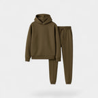 ENSEMBLE HOMME SWEAT À CAPUCHE ET PANTALON FUSELÉ