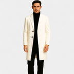 MANTEAU HOMME COTON MI-LONG