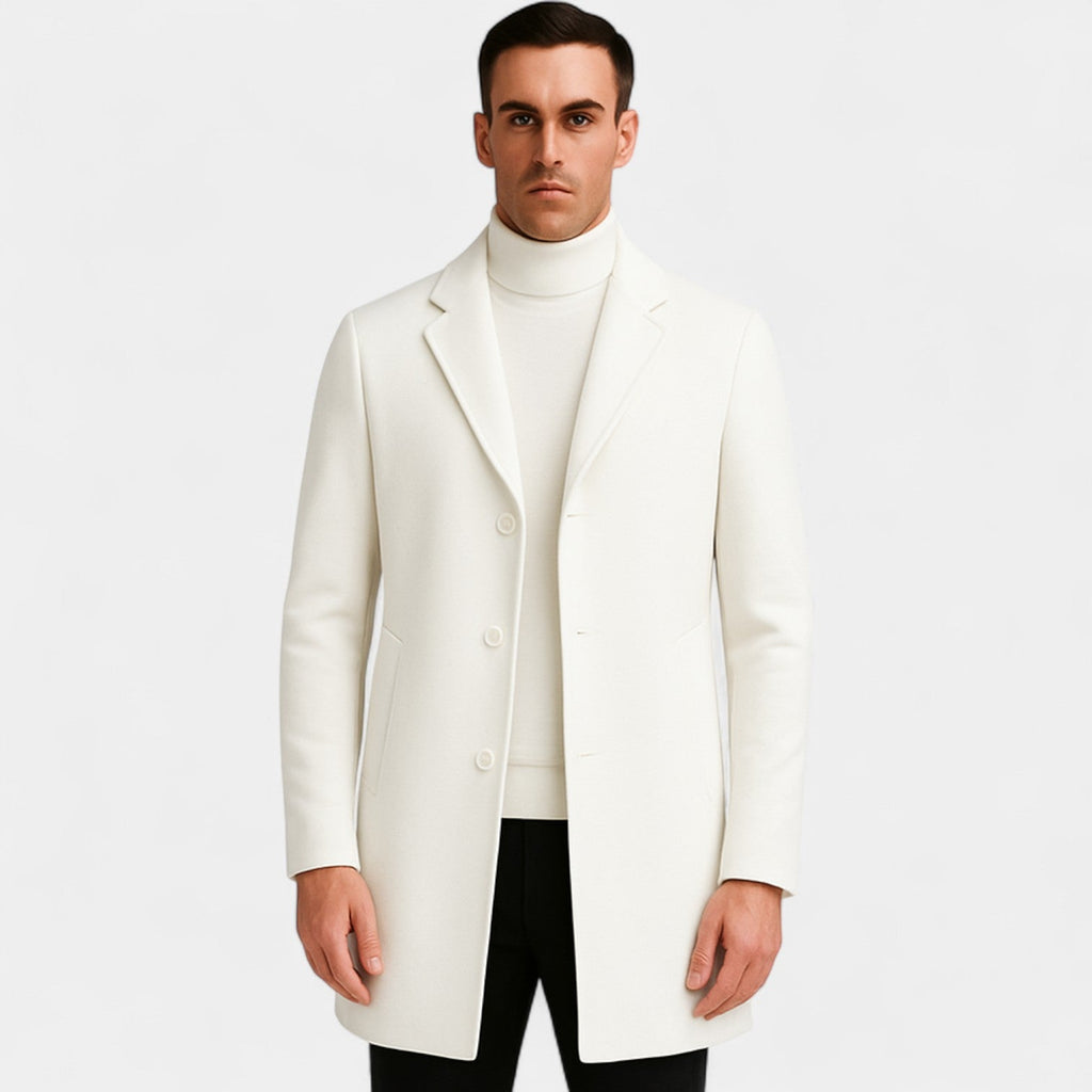 MANTEAU HOMME COTON MI-LONG