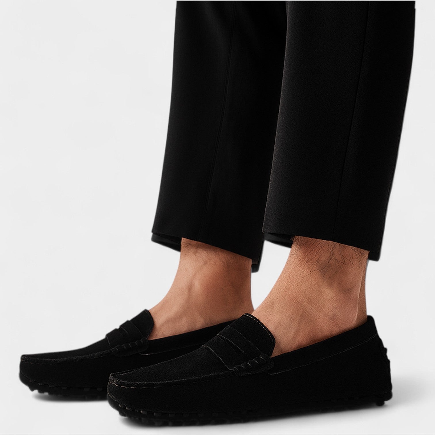 MOCASSINS EN CUIR SUÉDÉ POUR HOMME