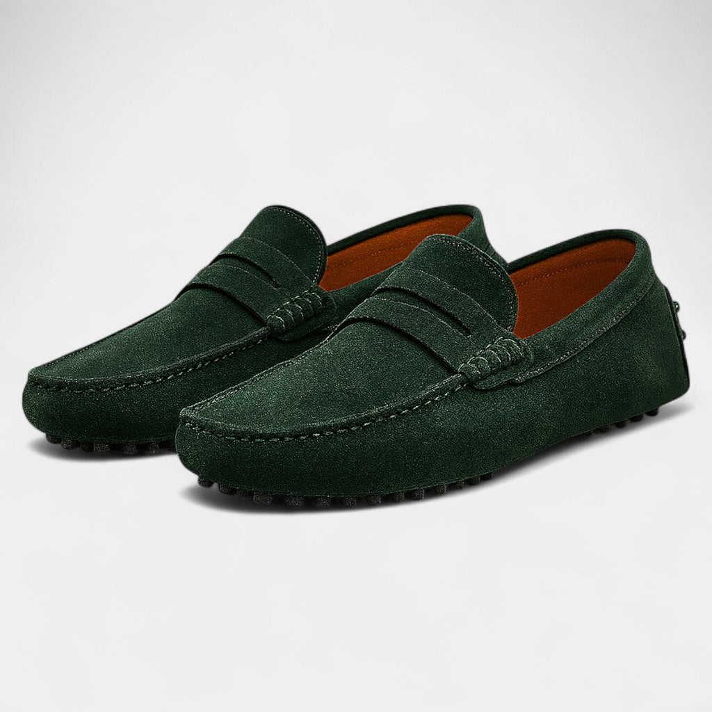 MOCASSINS EN CUIR SUÉDÉ POUR HOMME