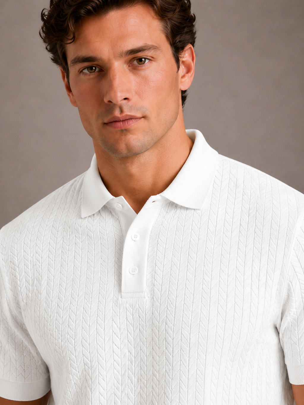 POLO TEXTURÉ HOMMES