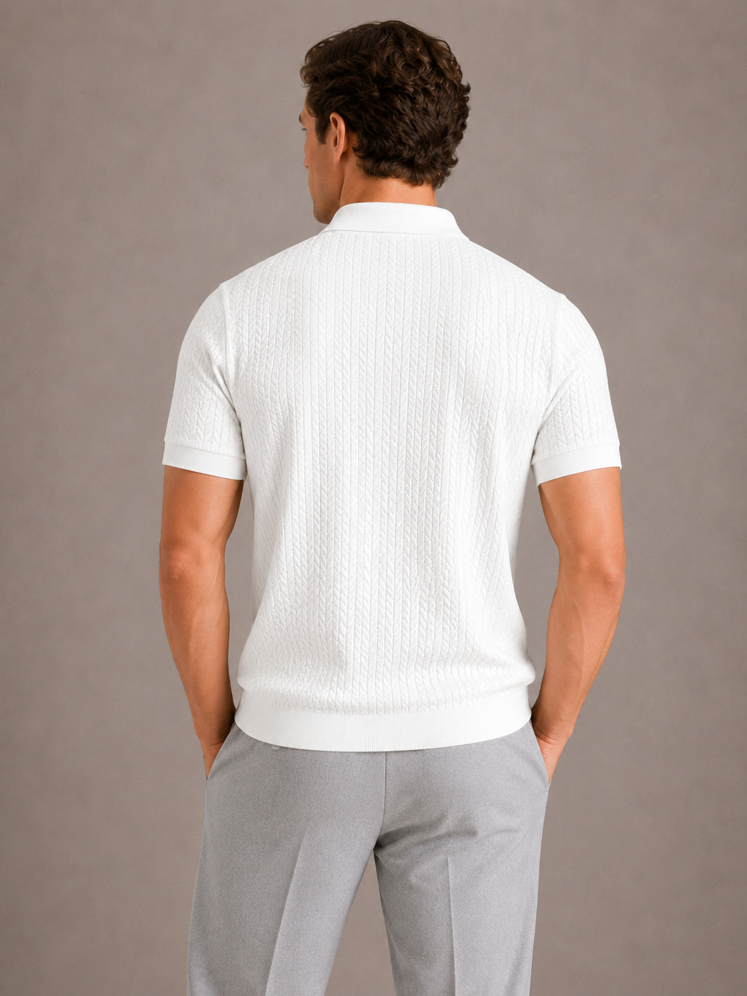 POLO TEXTURÉ HOMMES