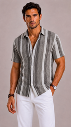 Chemise Rayée Pour Hommes