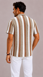 Chemise Rayée Pour Hommes