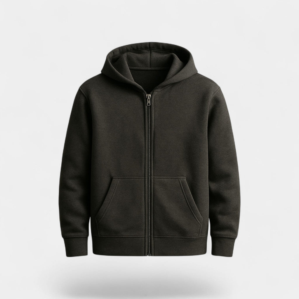 CARDIGAN HOMME À CAPUCHE ZIPPÉ