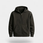 CARDIGAN HOMME À CAPUCHE ZIPPÉ