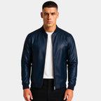 VESTE HOMME STYLE CUIR MODERNE