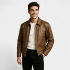 MANTEAU HOMME CUIR PU