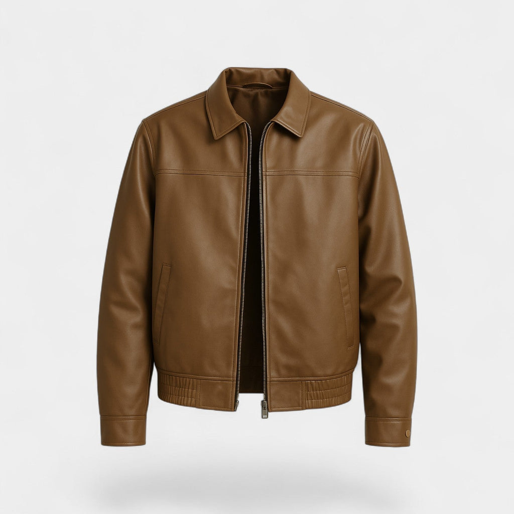 MANTEAU HOMME CUIR PU
