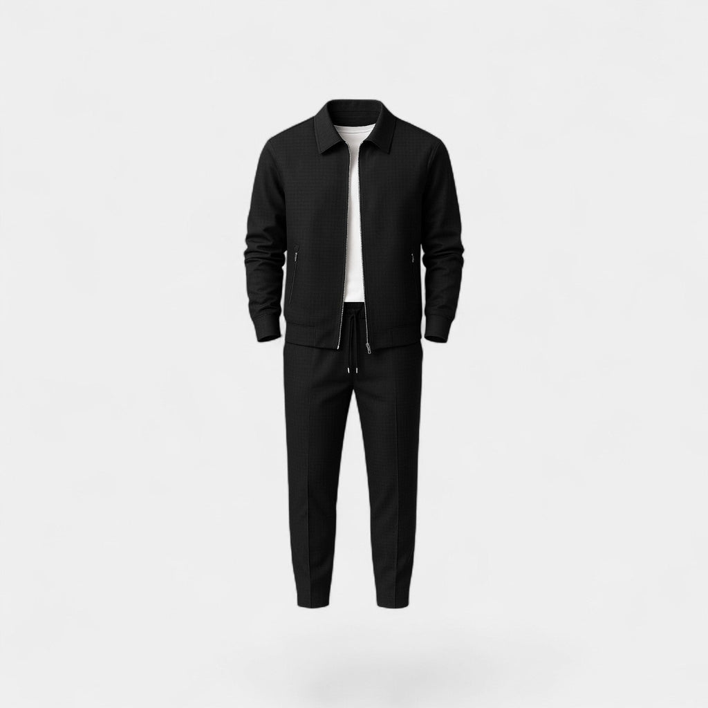 ENSEMBLE HOMME VESTE ZIPPÉE ET PANTALON SLIM