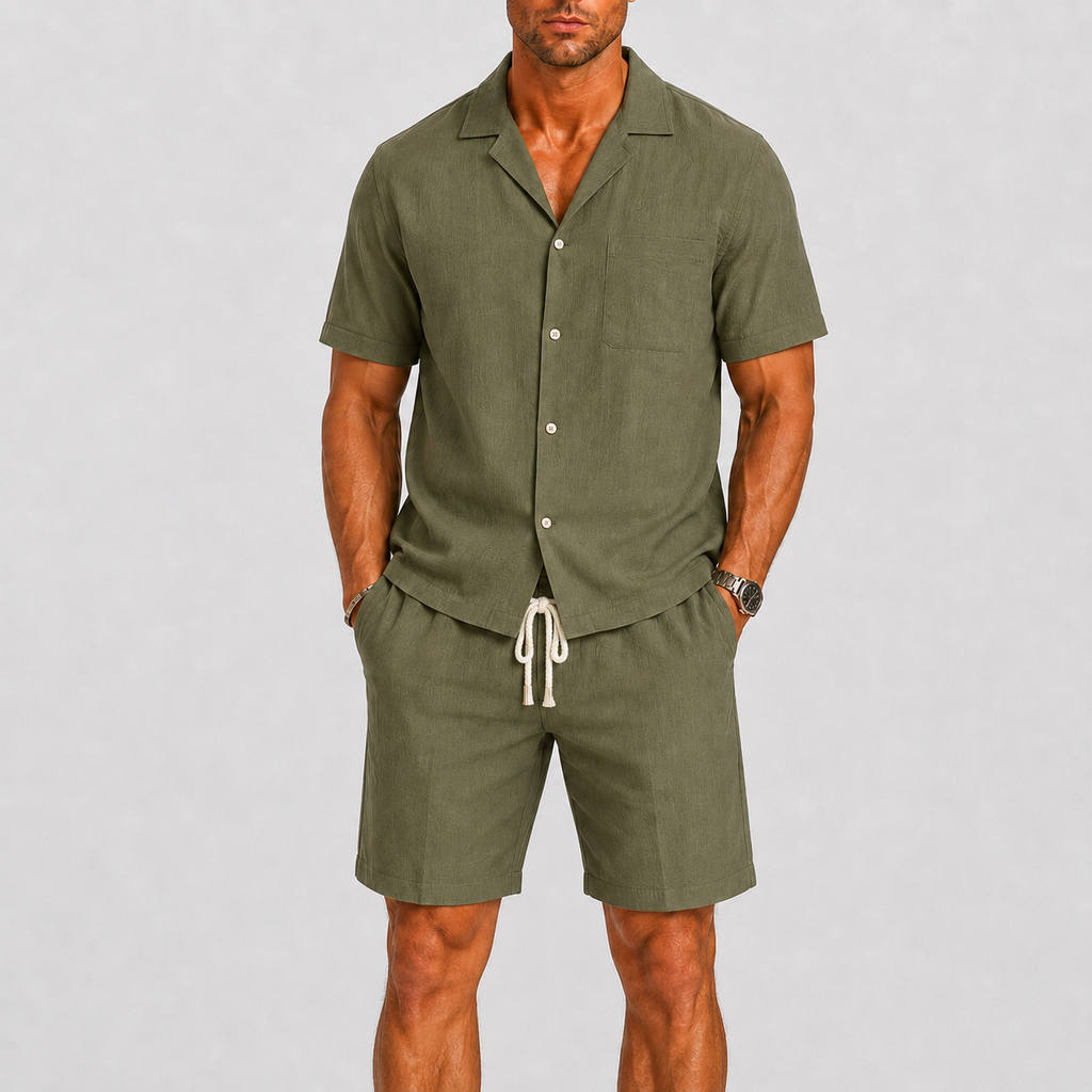 ENSEMBLE D’ÉTÉ DEUX PIÈCES POUR HOMME