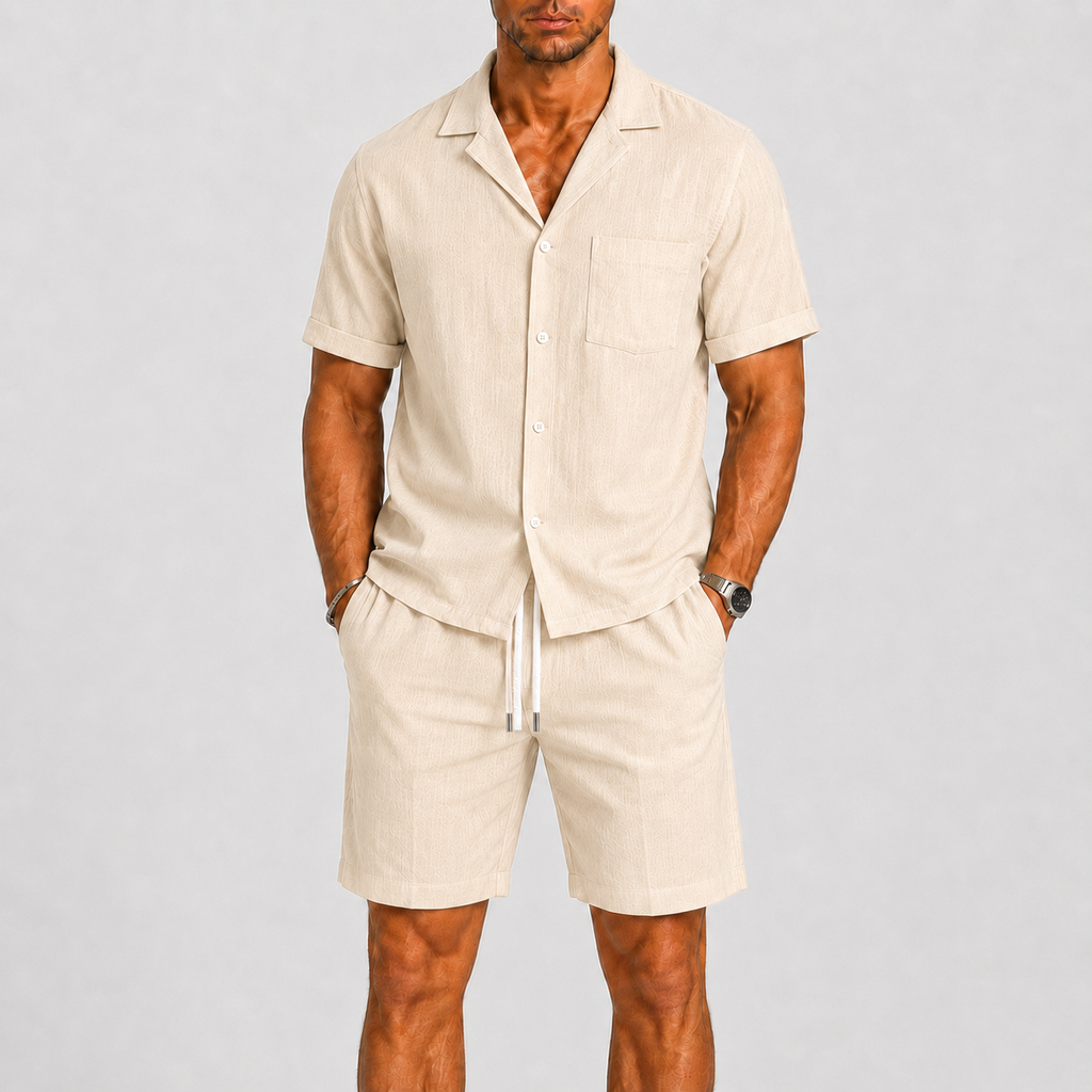 ENSEMBLE D’ÉTÉ DEUX PIÈCES POUR HOMME