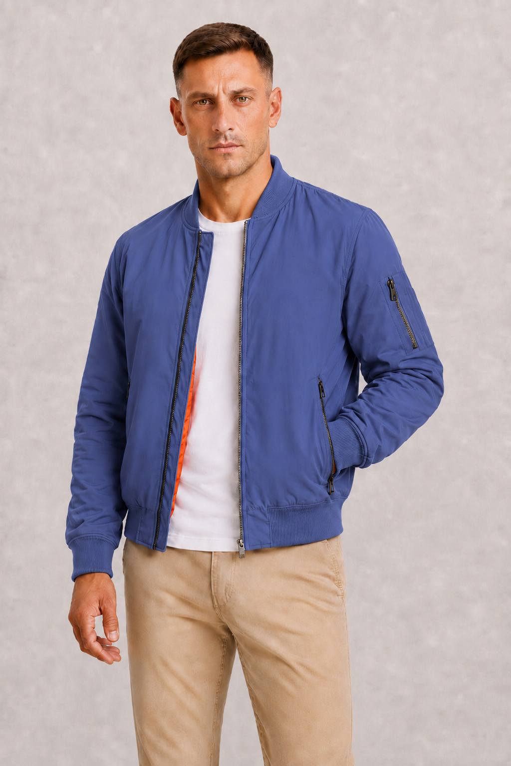 Blouson Bomber Oversize Pour Hommes