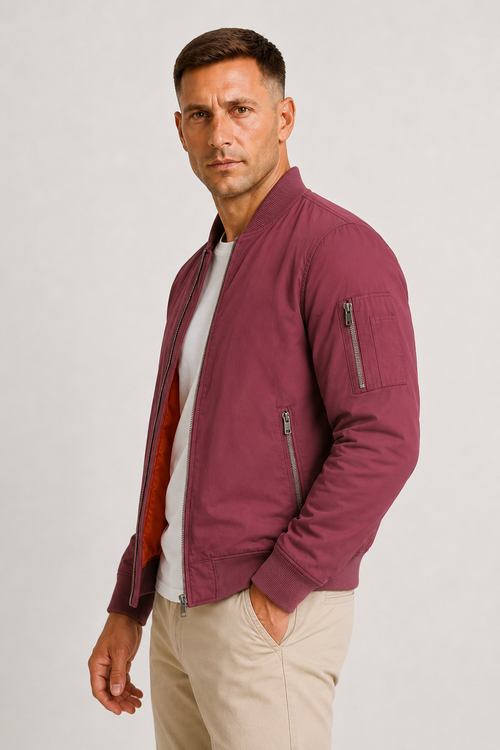 Blouson Bomber Oversize Pour Hommes