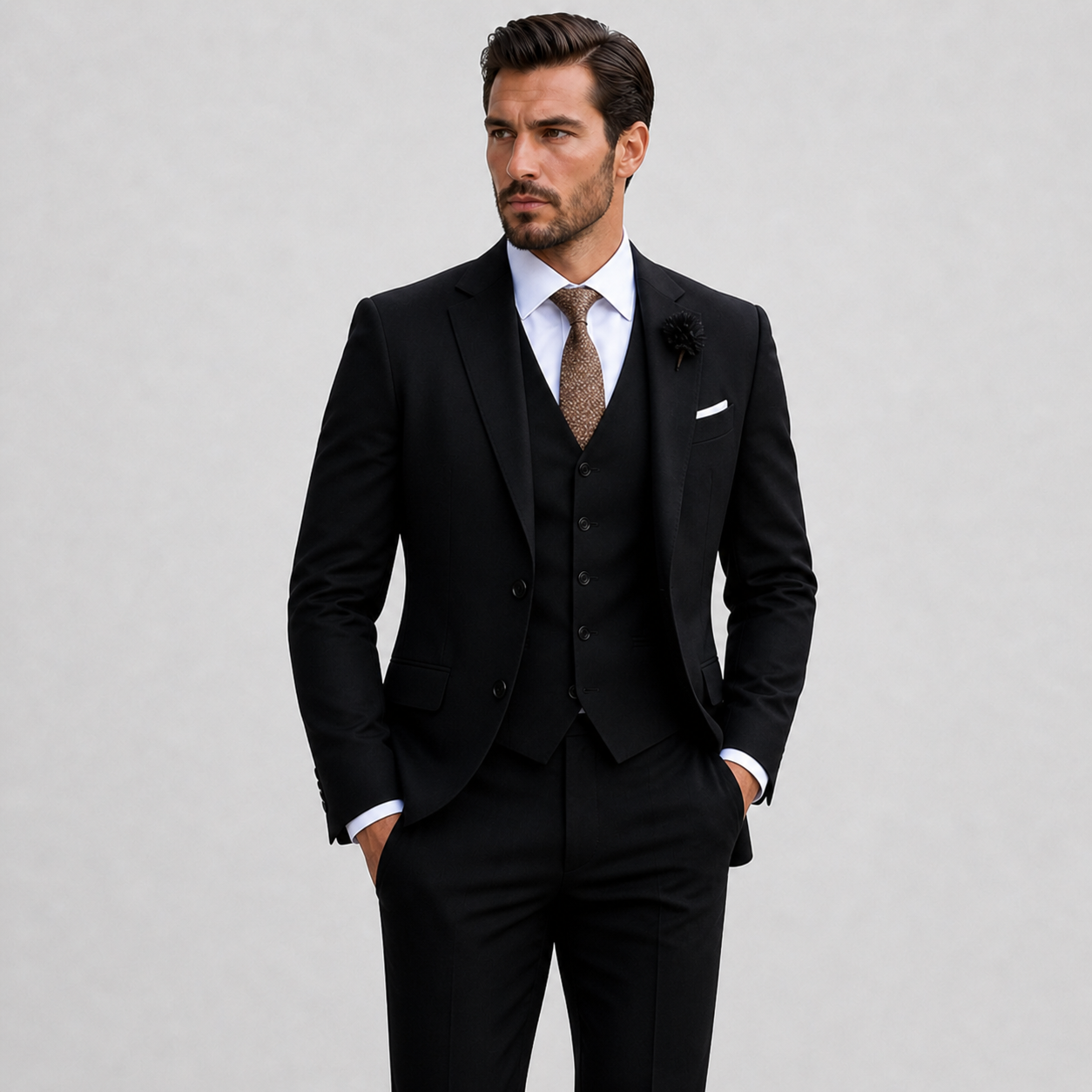 COSTUME TROIS PIÈCES POUR HOMMES