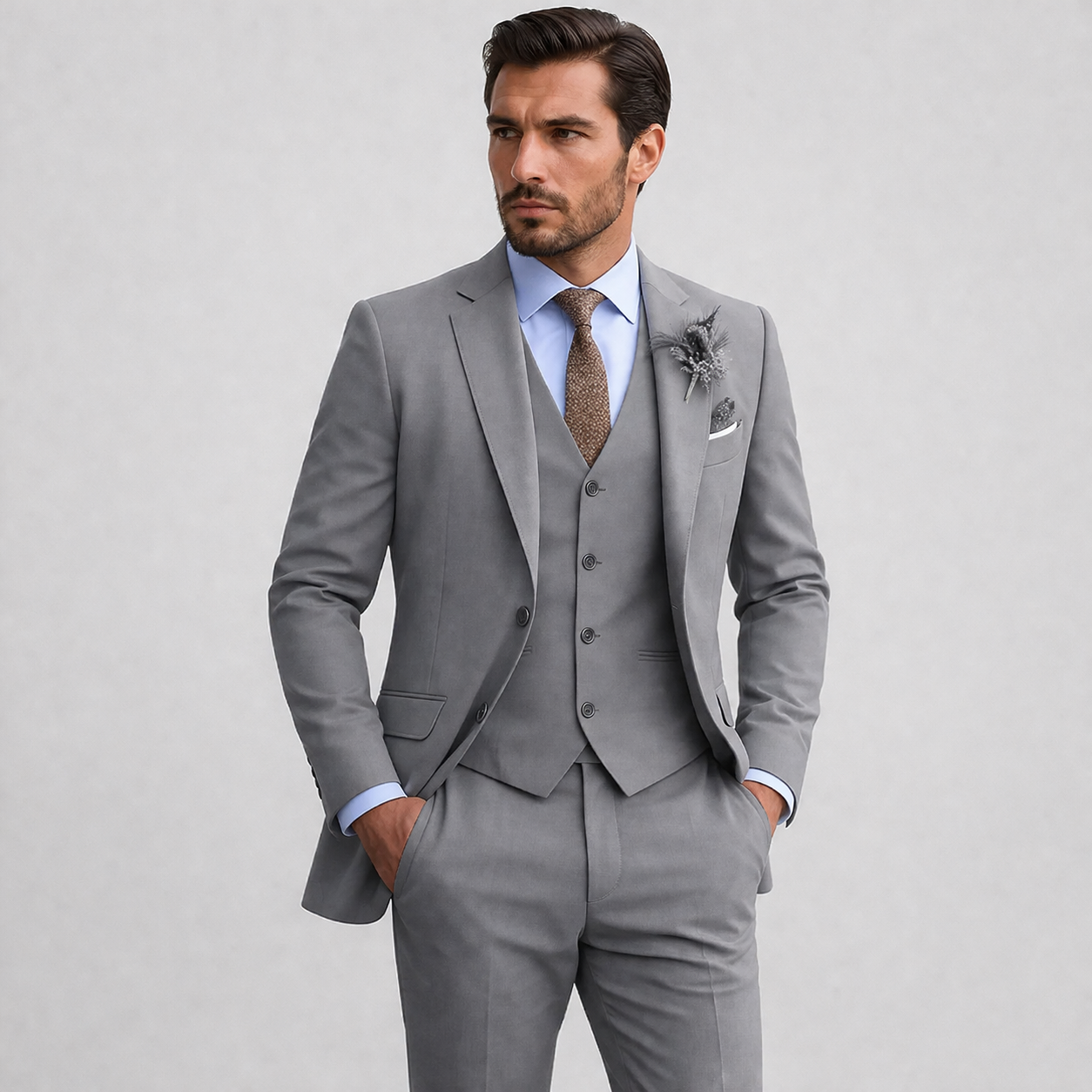 COSTUME TROIS PIÈCES POUR HOMMES