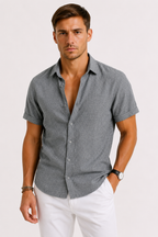 CHEMISE LIN HOMMES