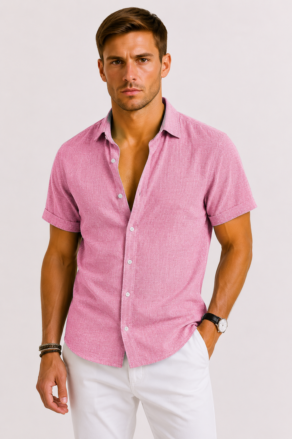 CHEMISE LIN HOMMES