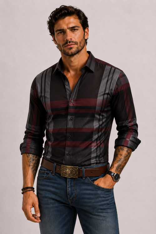 CHEMISE CARREAUX HOMMES