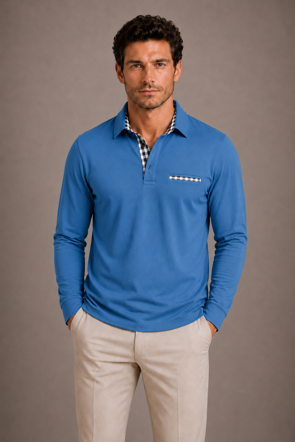 POLO MANCHES LONGUES HOMMES