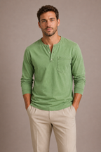 HENLEY MANCHES LONGUES HOMMES