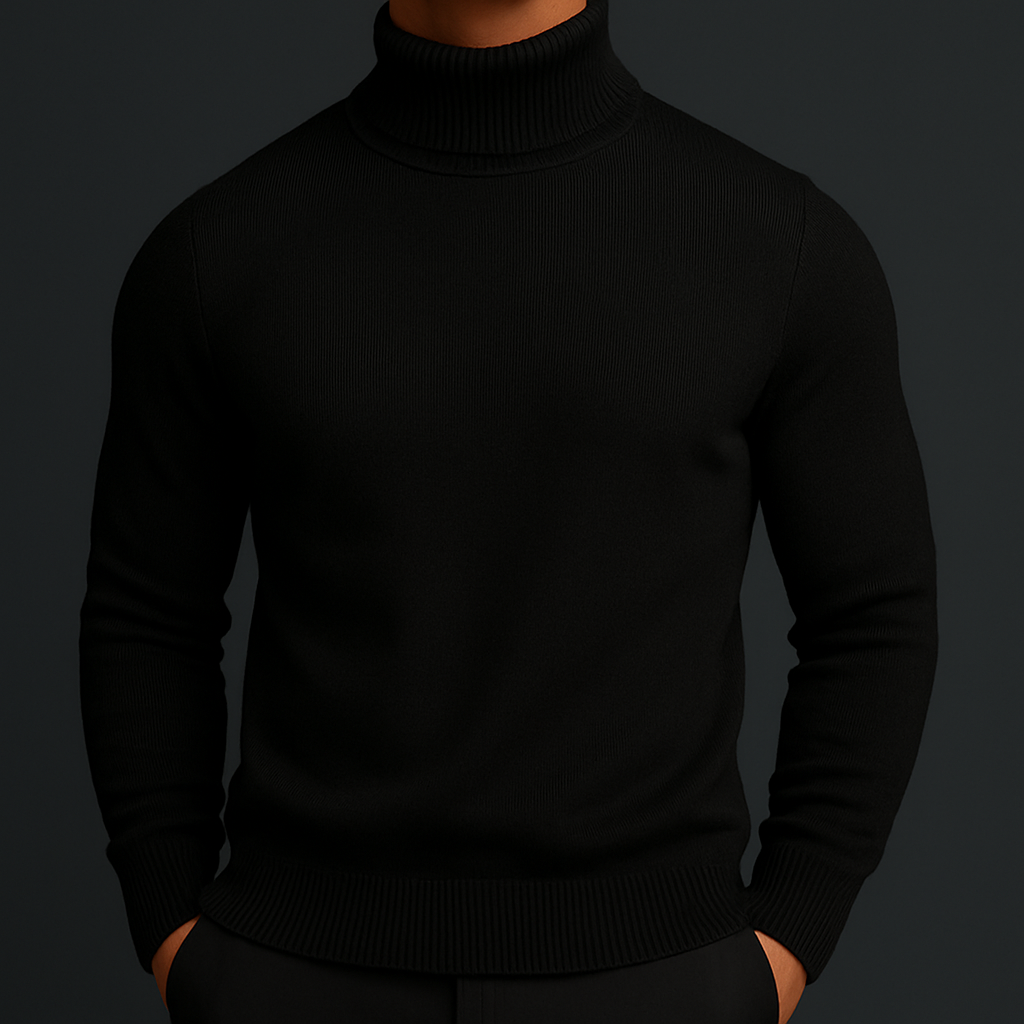 PULL À COL ROULÉ POUR HOMME
